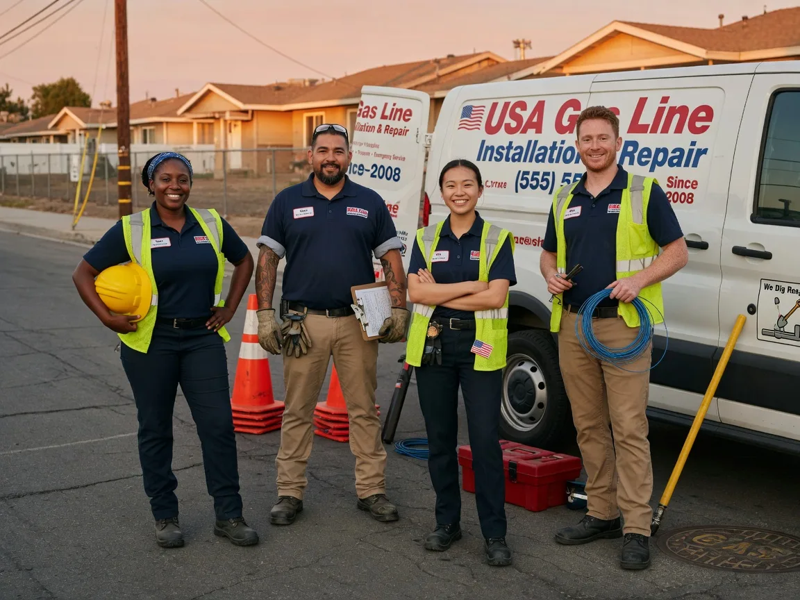 Gas Line Installation company in Mcleod, ND